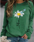 Floral print long sleeve jumper - ROUTINE FASHION